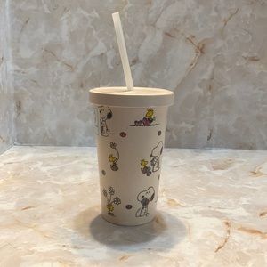 Peanuts: Easter theme bamboo plastic drinking cup with lid